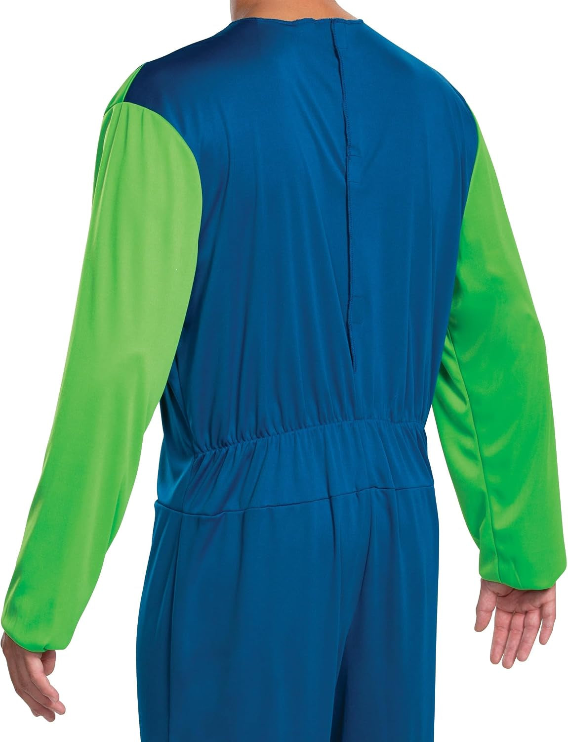 Adult Luigi Costume with Hat and Mustache Size Medium