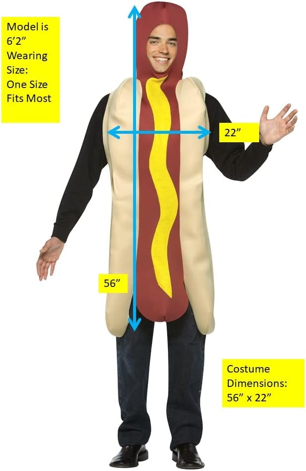 Halloween Lightweight Hot Dog Costume