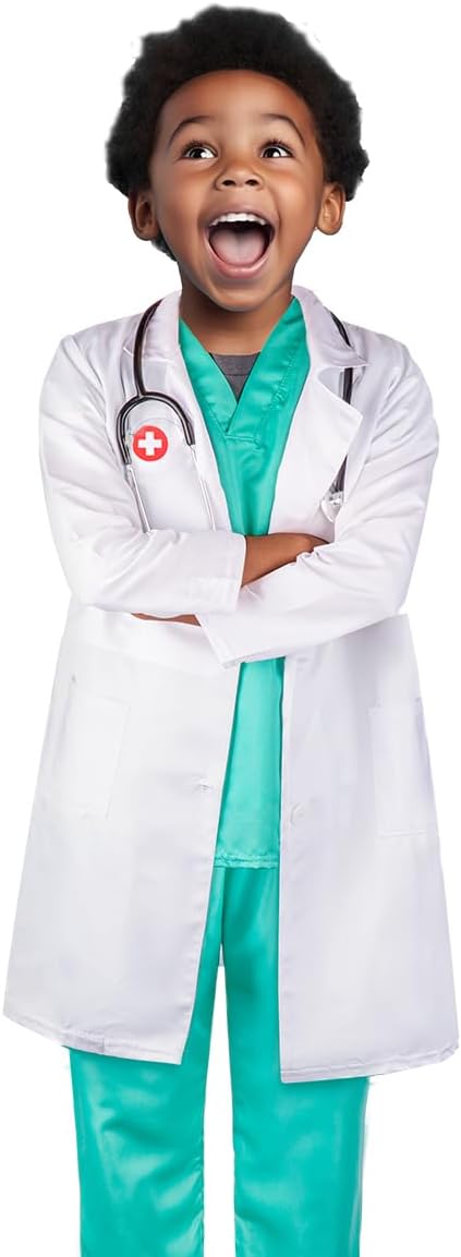 Doctor Costume for Kids Age 5-6