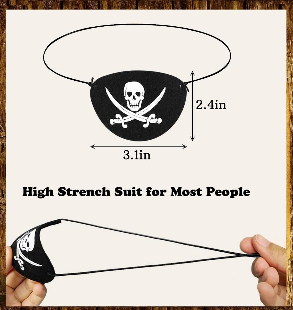 Kids Pirate Accessories Set Pirate Costume Accessories 8 PCS