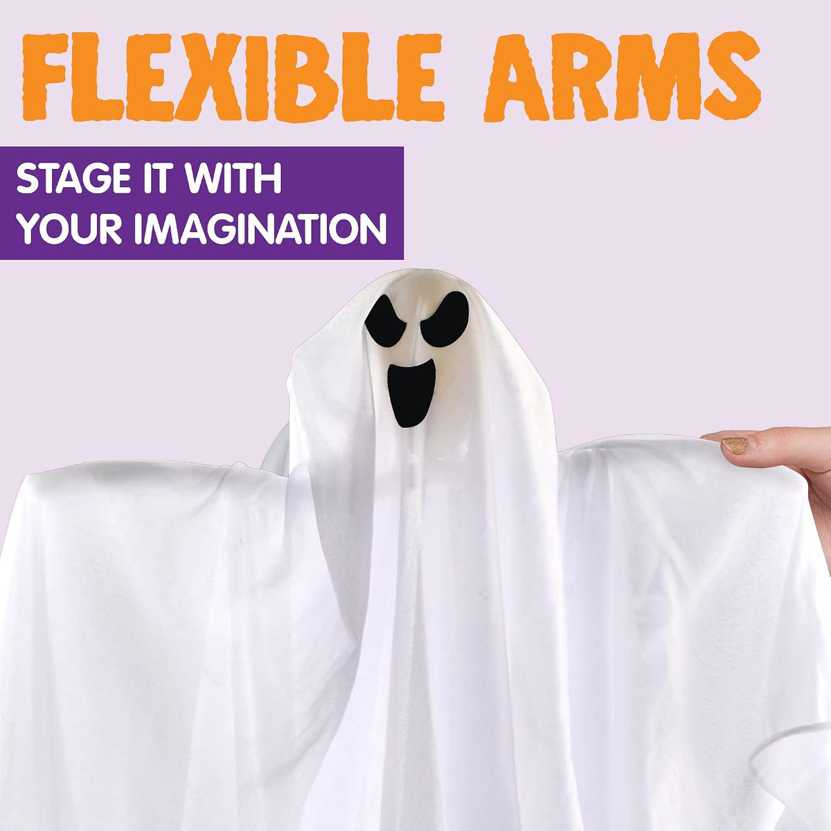 3 PCS Halloween Hanging Ghosts for Front Yard Patio Lawn Garden