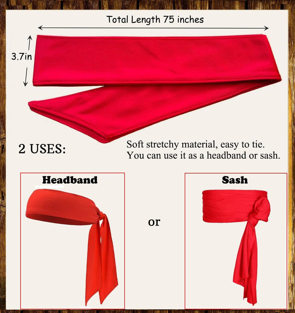 Kids Pirate Accessories Set Pirate Costume Accessories 8 PCS