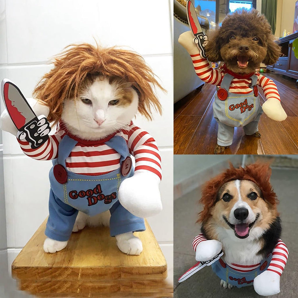Pet Deadly Doll Dog Costume Small