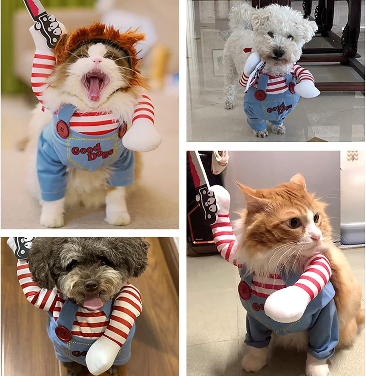 Pet Deadly Doll Dog Costume Small
