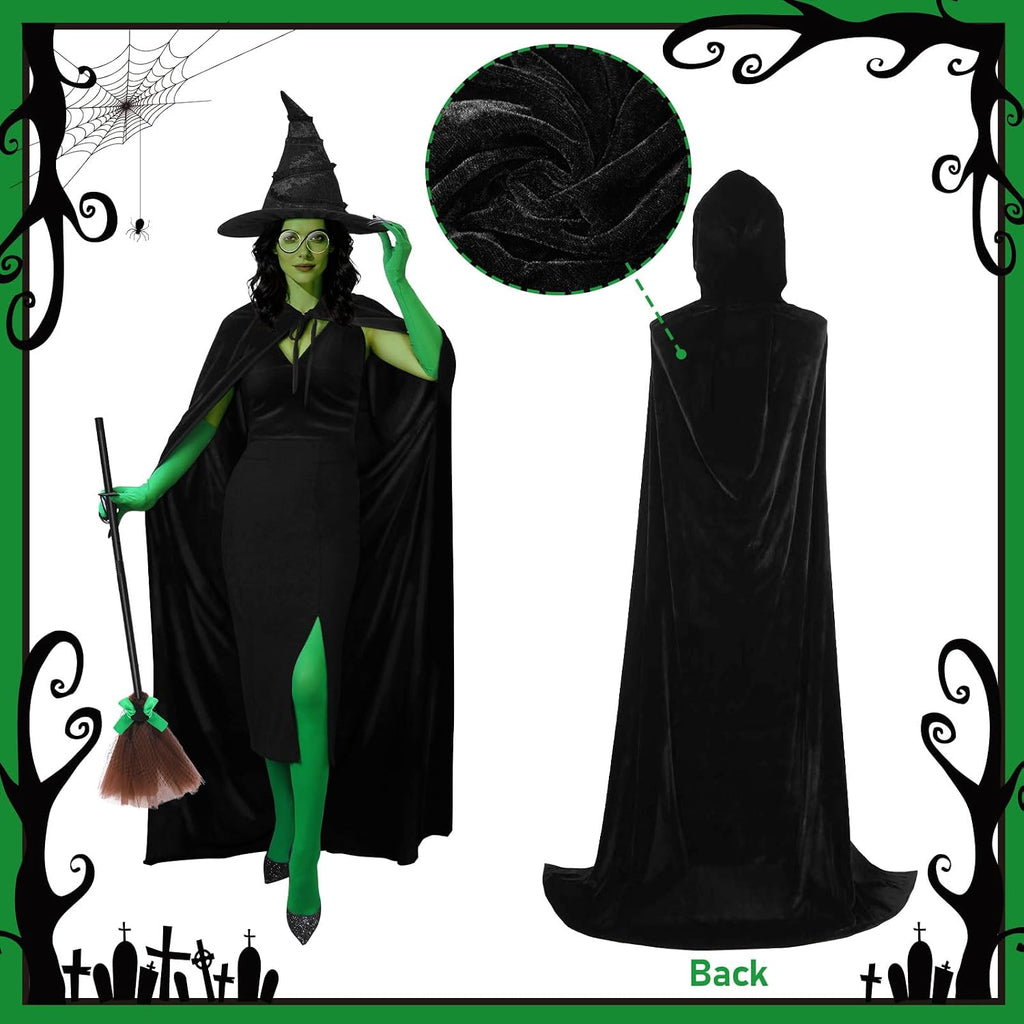 Halloween 8 Pcs Witch Costume Set for Women