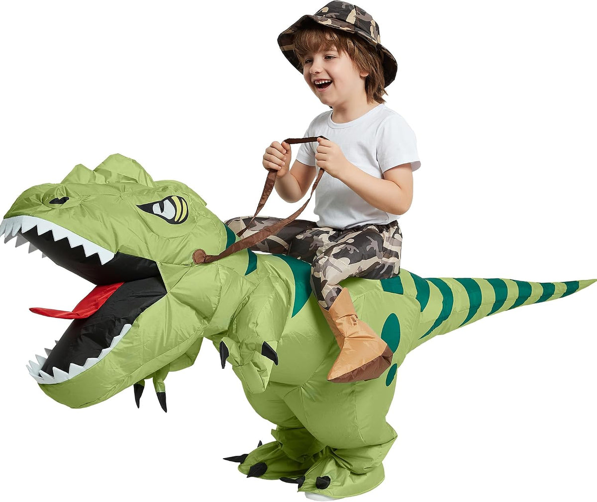 Inflatable Dinosaur T-rex Costume for Kids Age 4-6