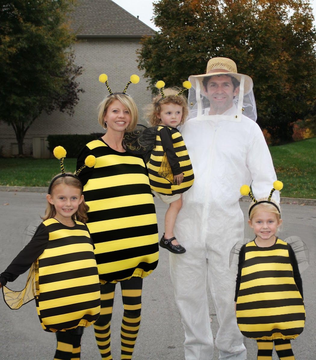 Bumble Bee Costume Set with Headband Wing and Antennae look