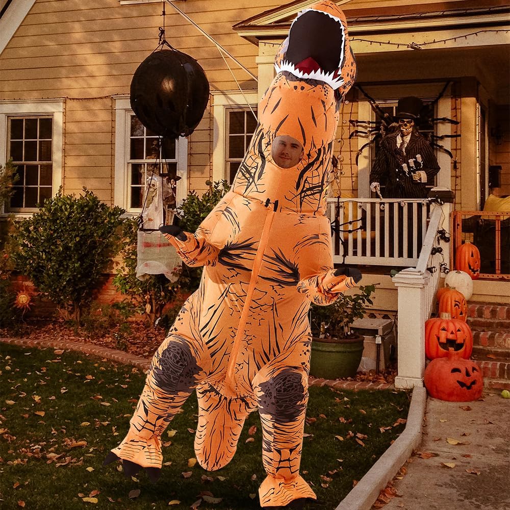 8 Color Halloween Inflatable Dinosaur Trex Costume