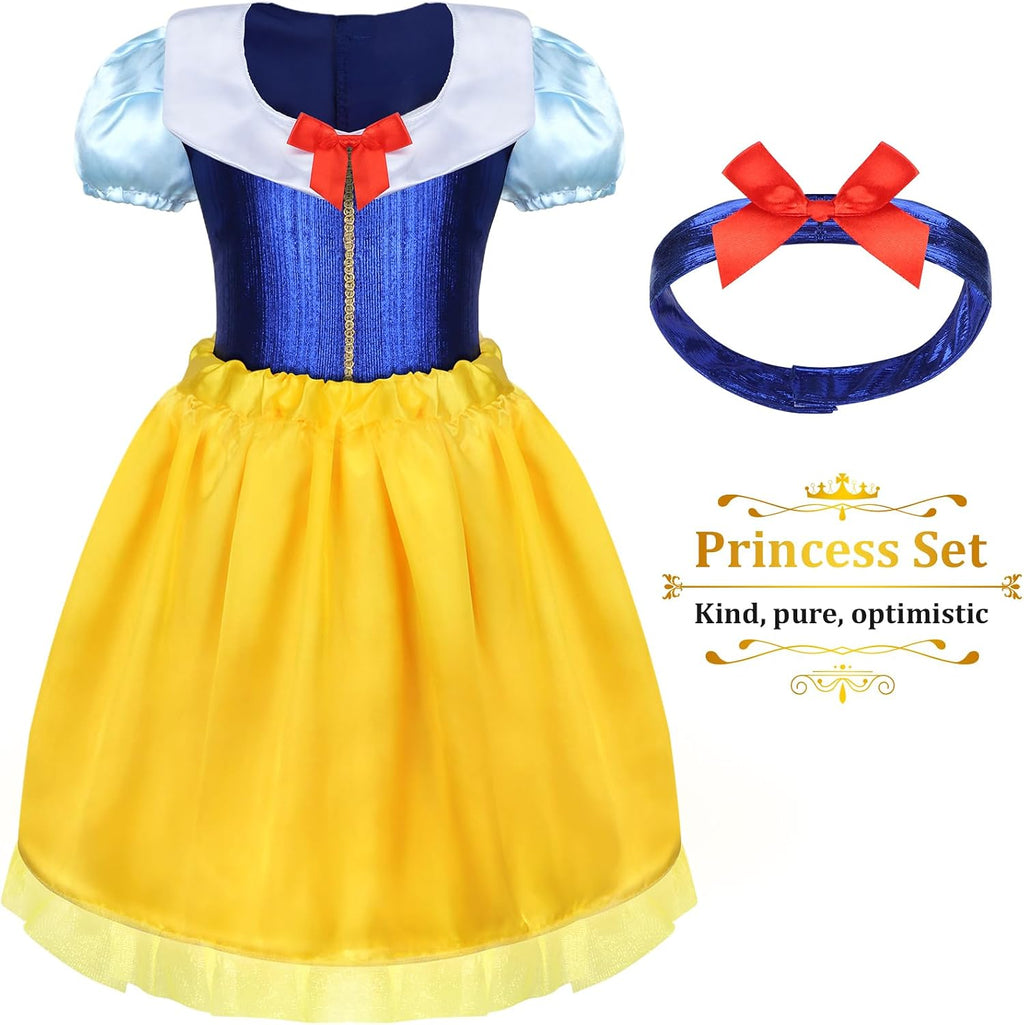 Princess Dress Up Clothes for Little Girl Role Play Costume Size Toddler