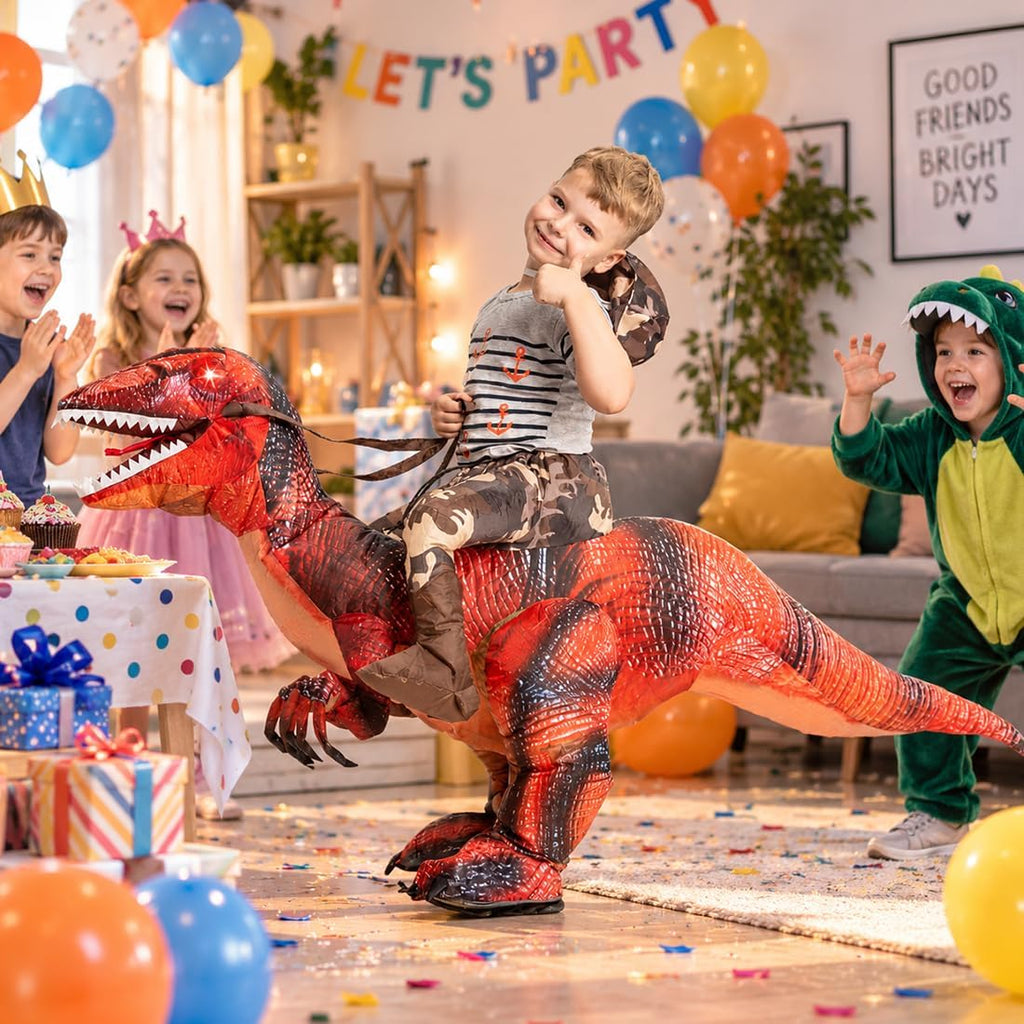 Inflatable Dinosaur Costume for Kids Halloween Age 7-10