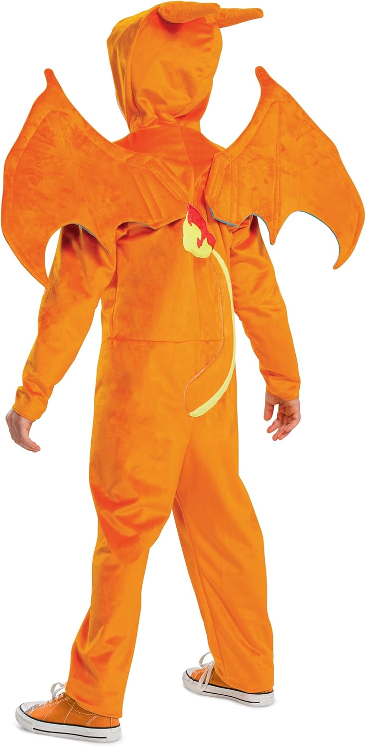 Pokemon Charizard Costume For Kids Medium Age 7-8