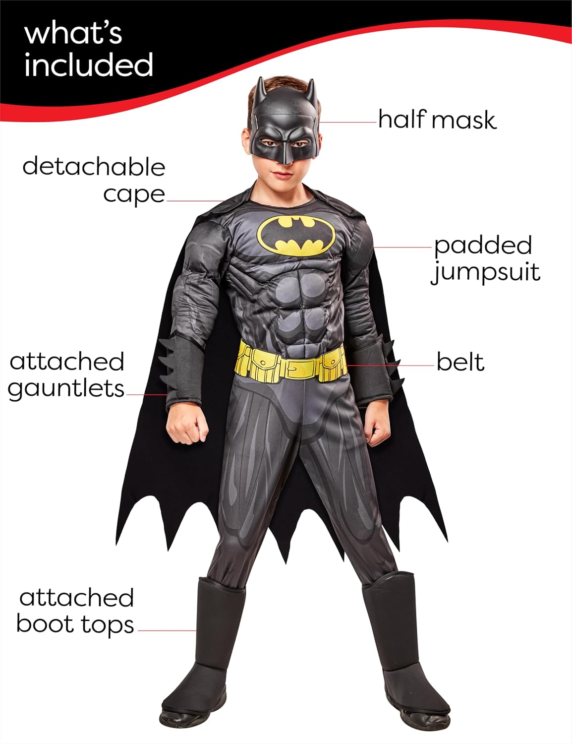 DC Comics Superheroes Batman Costume Small