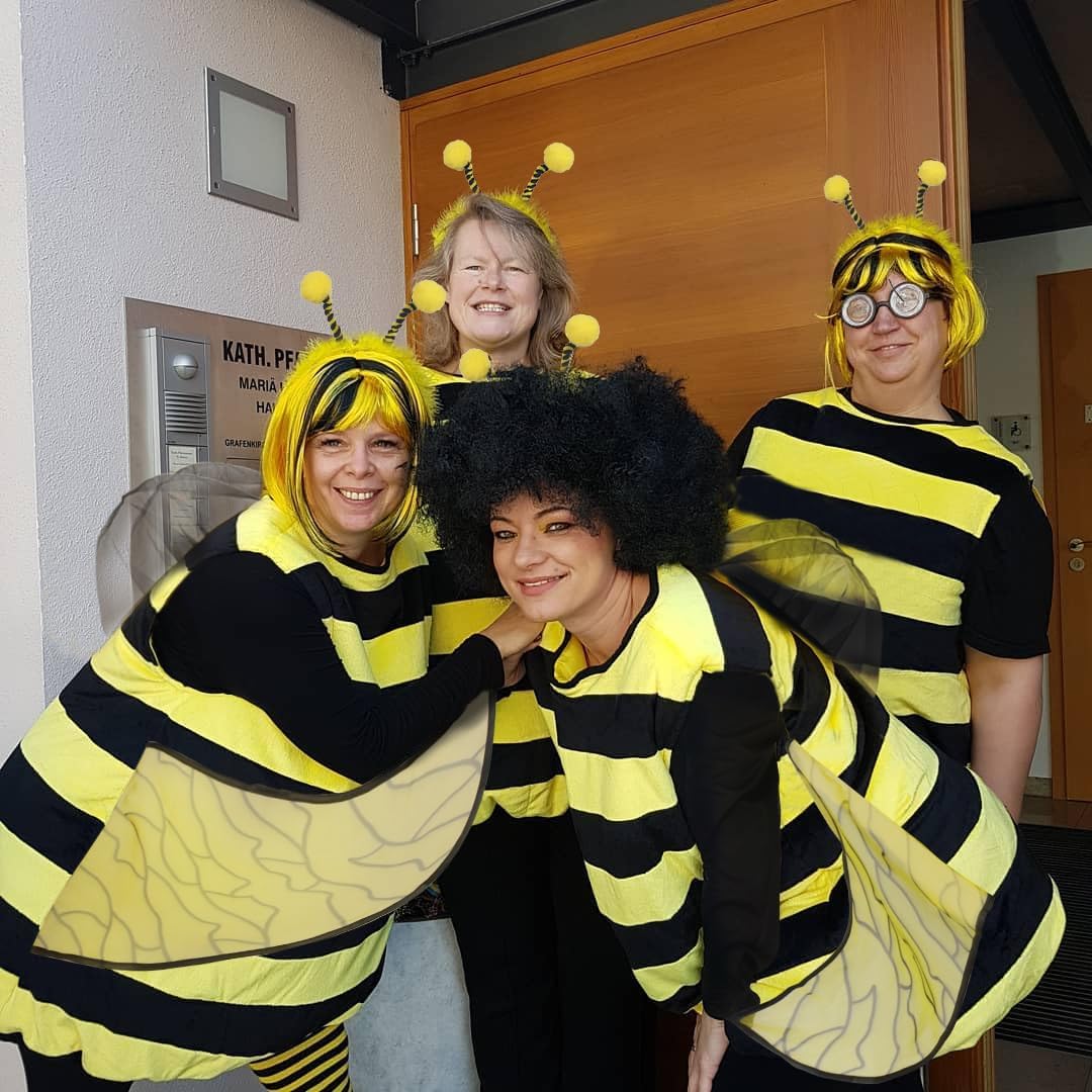 Bumble Bee Costume Set with Headband Wing and Antennae look