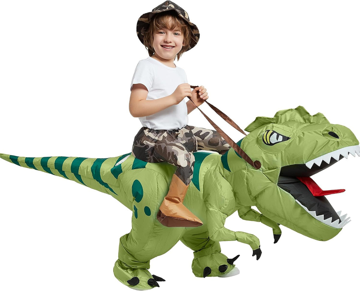 Inflatable Dinosaur T-rex Costume for Kids Age 4-6