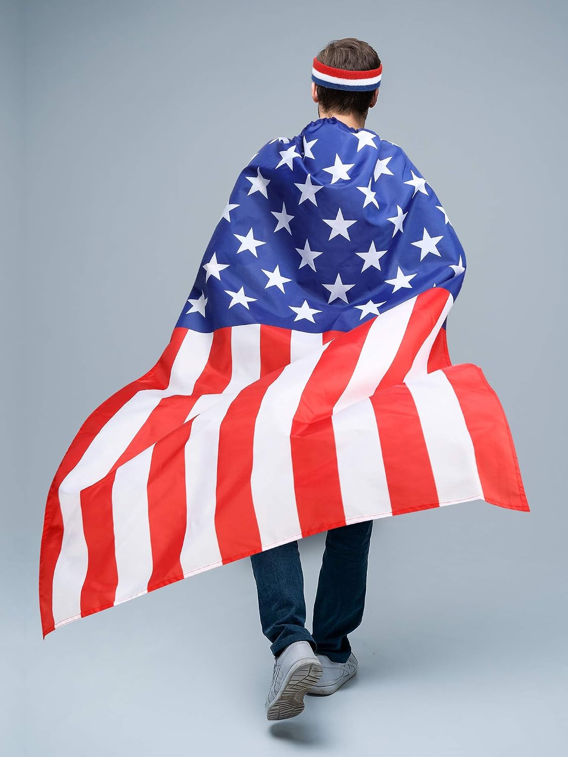 American Flag Costume Cape Set USA 