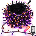 Orange Purple Halloween Lights 100FT 300LED 