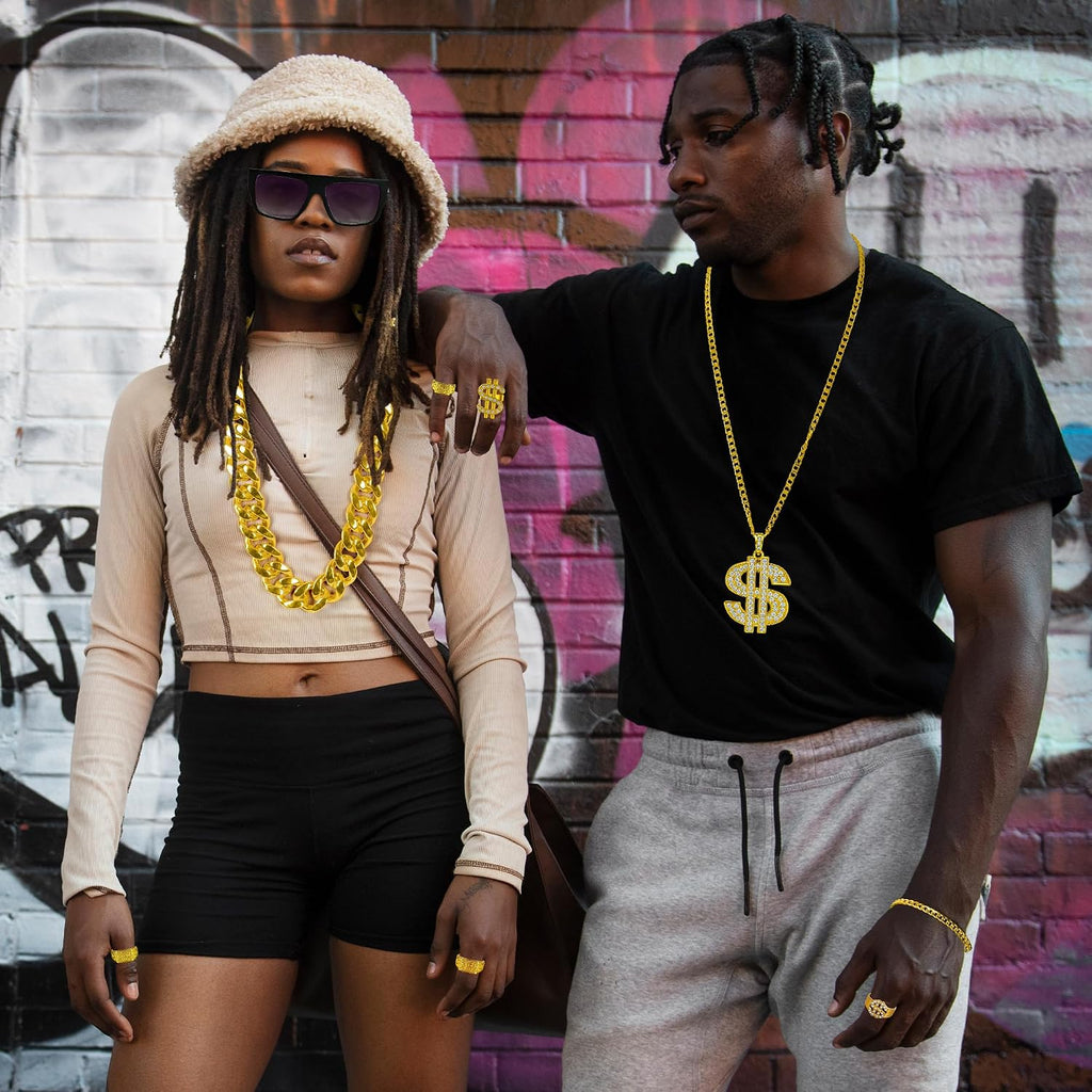 80s 90s Accessories Outfit Accessories Hip Hop Costume