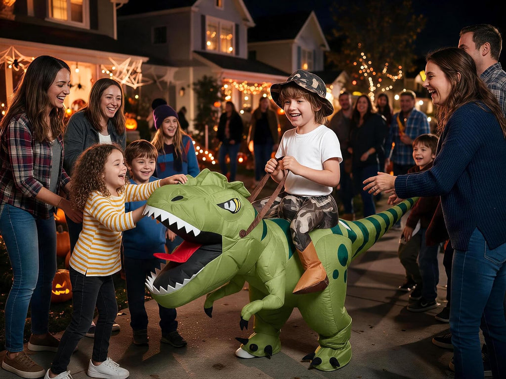 Inflatable Dinosaur T-rex Costume for Kids Age 4-6