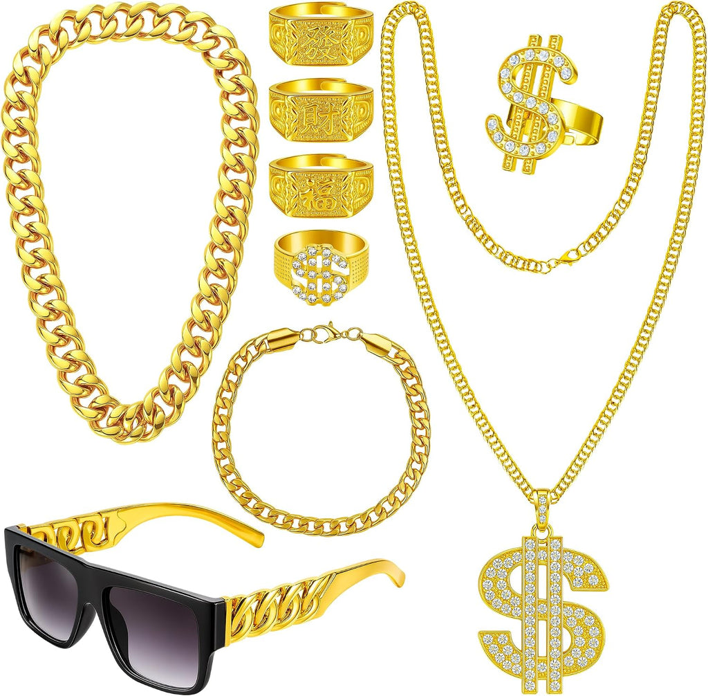 80s 90s Accessories Outfit Accessories Hip Hop Costume