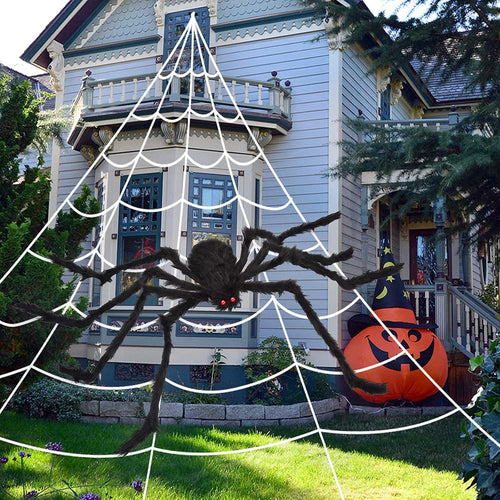 200" Halloween Decorations Spider Web Outdoor 