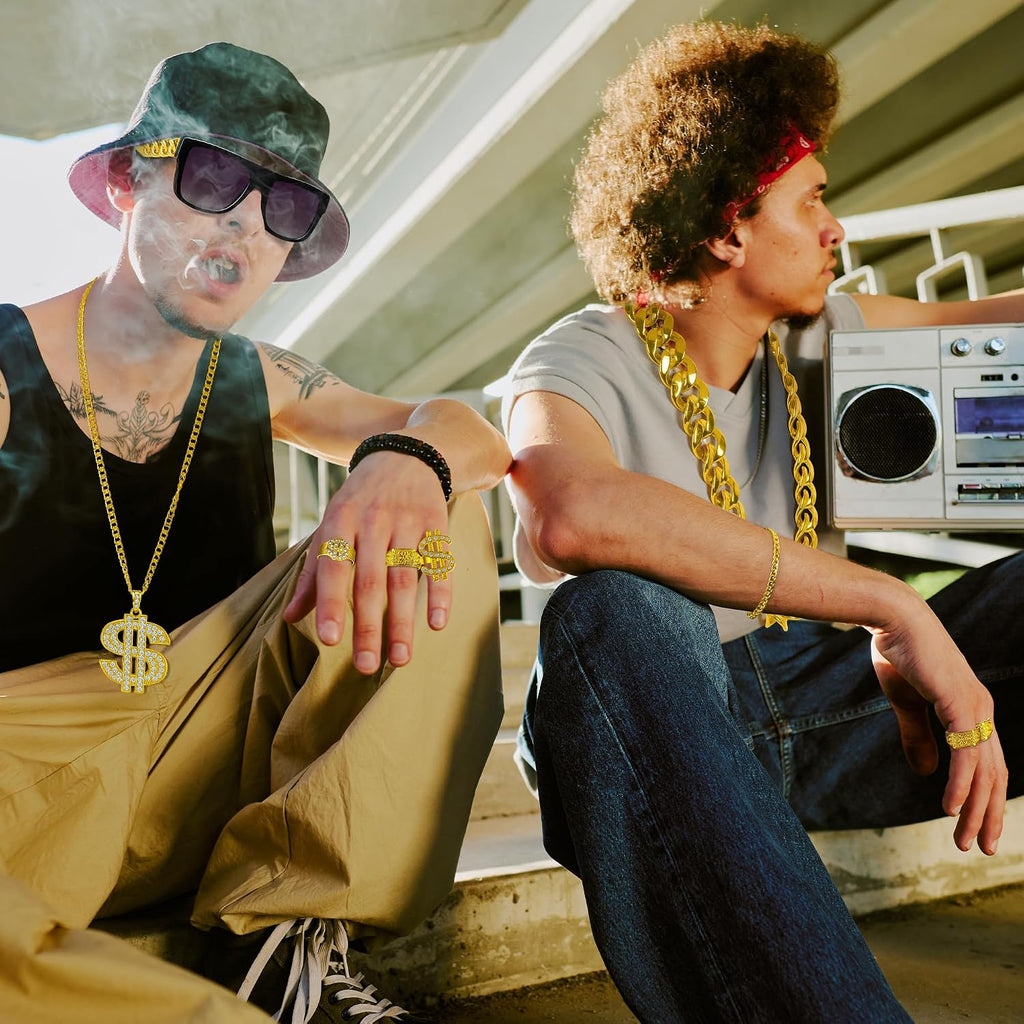 80s 90s Accessories Outfit Accessories Hip Hop Costume
