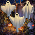 3 Pack Light up Hanging Ghosts Halloween Decorations For Outdoor Yard Porch Patio Garden