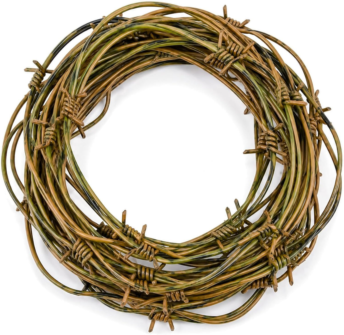 3 Pack Halloween Rusted Fake Plastic Barbed Wire Brown