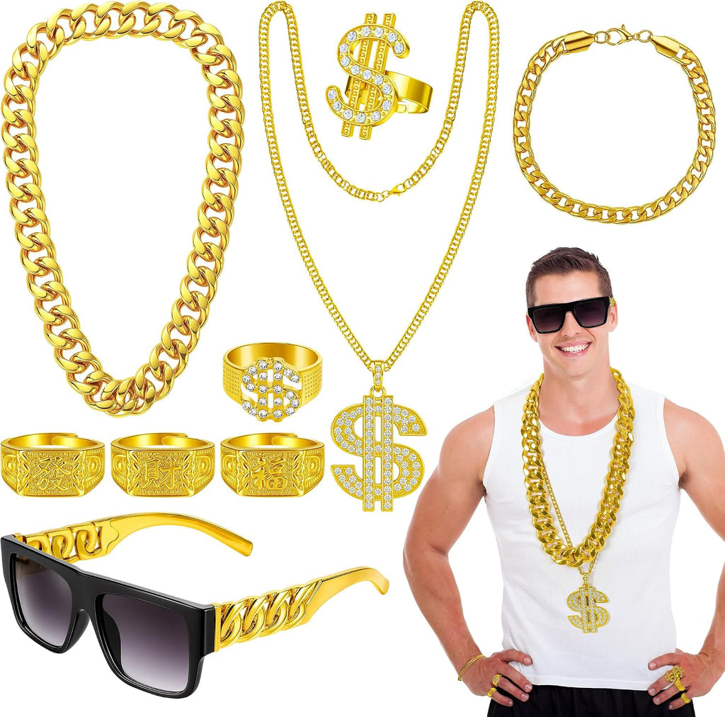 80s 90s Accessories Outfit Accessories Hip Hop Costume