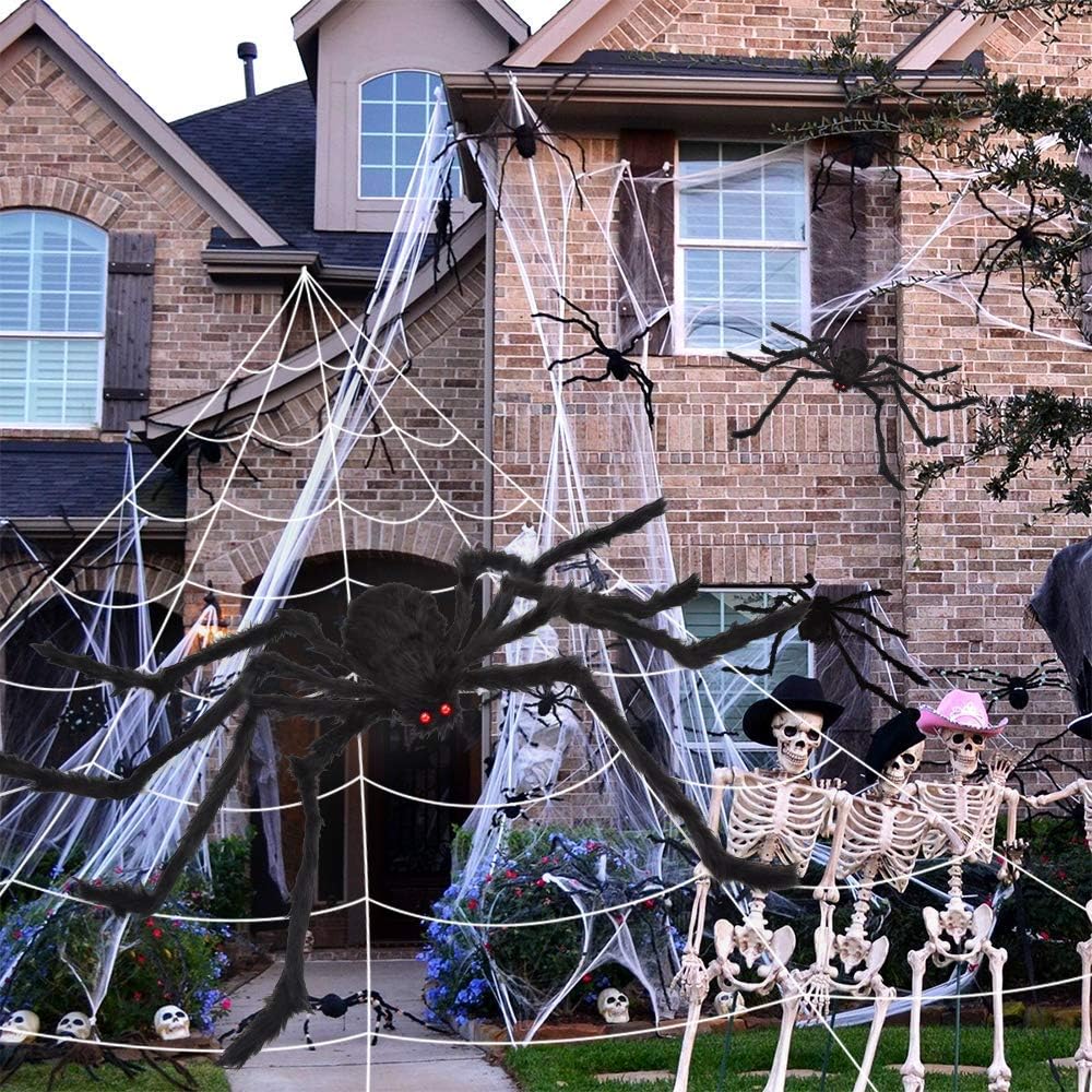 200" Halloween Decorations Spider Web Outdoor 
