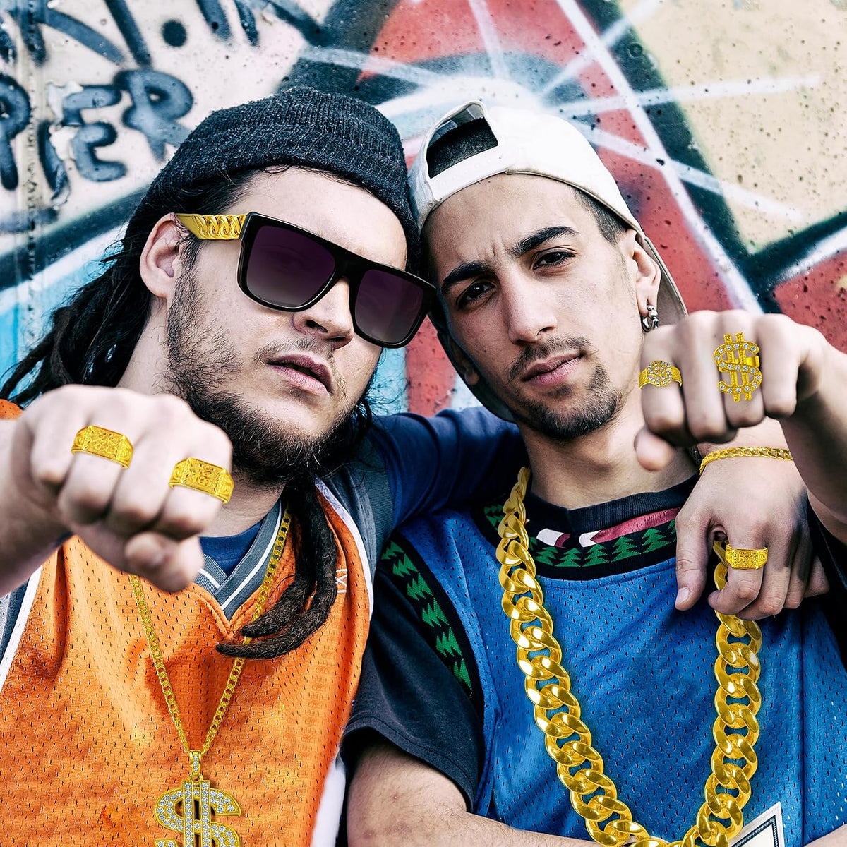 80s 90s Accessories Outfit Accessories Hip Hop Costume