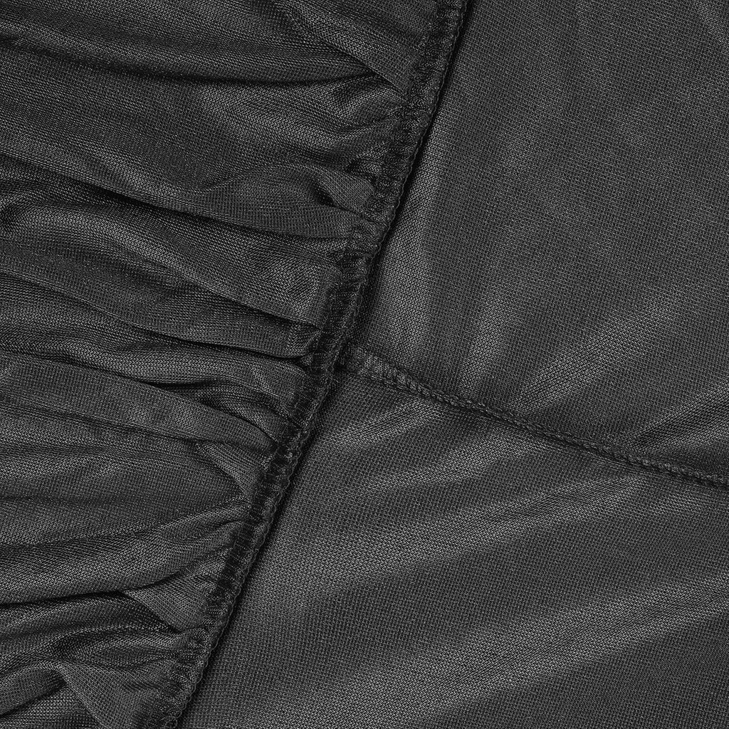 Velvet Cloak with Hood for Men & Women Black Large