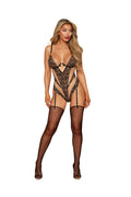 Dreamgirl Leopard Garter Teddy