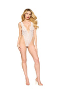 Dreamgirl White Teddy & Harness