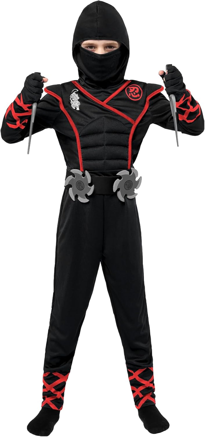 Halloween Ninja Costume Outfit Set for Kids Small