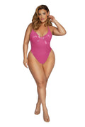 Starline Plus Padded Cup Bodysuit - Pink
